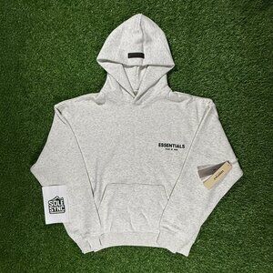Fear Of God Essentials Hoodie SS22 Light Oatmeal Size Small